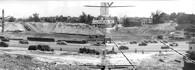 Illustration for article titled How Los Angeles Erased Entire Hills From Its Urban Core